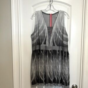 NWT LUCKY IN LOVE K-Swiss Tennis dress Hot pink Zipper Back Lined skirt Sz XL